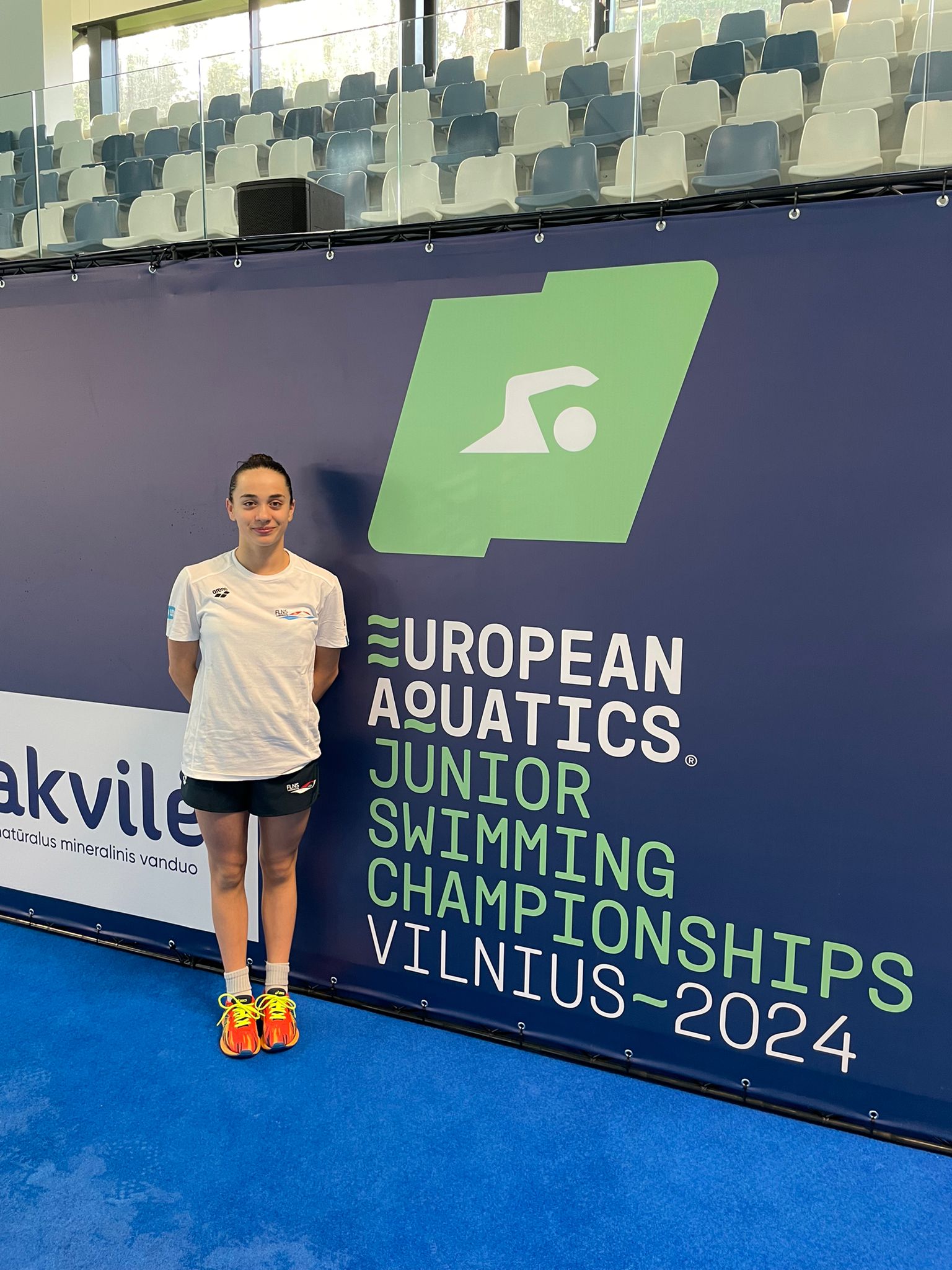 Championnats d'Europe Juniors de natation à Vilnius  (Lituanie)