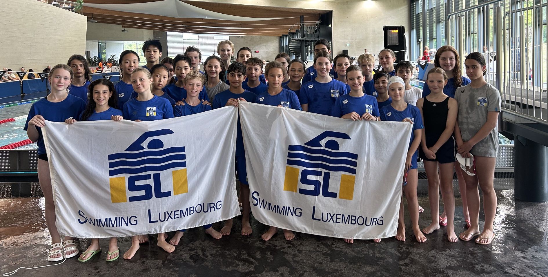 🏁 Fin de saison incroyable pour les Avenirs du Swimming Luxembourg ! 💙💛