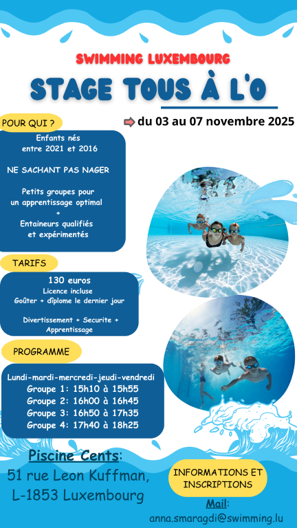💦 Ouverture des inscriptions ! 💦