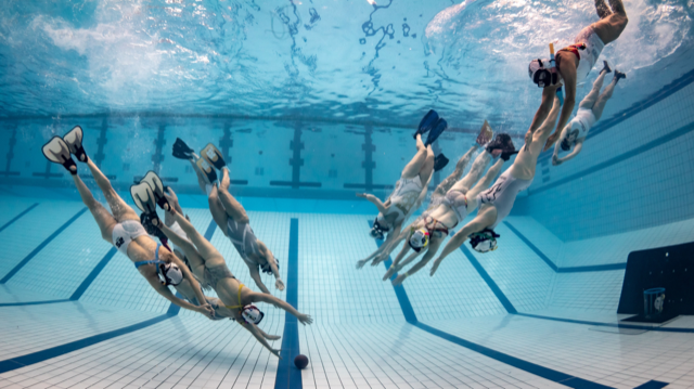 Rugby subaquatique équipe jeunes / underwater rugby youth team