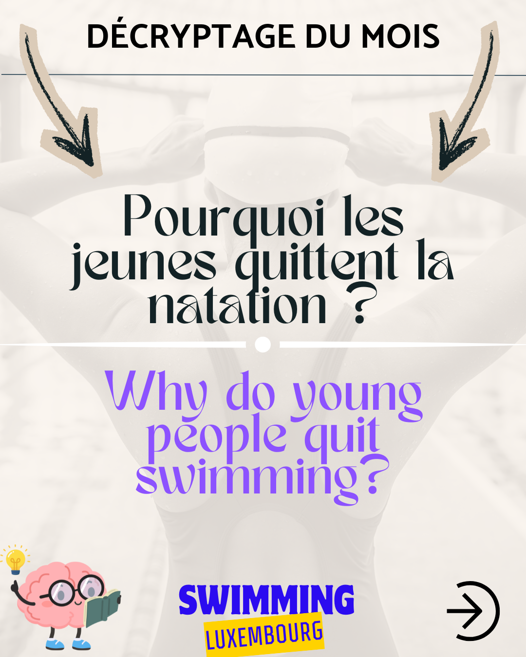 Pourquoi les jeunes quittent la natation ?